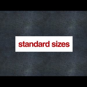 Standard size clothes
